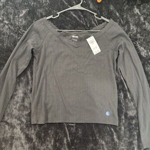 Black Long Sleeve Top